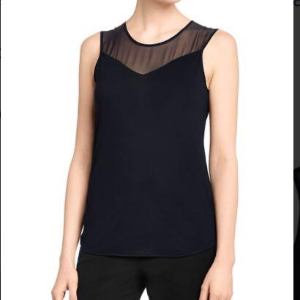 Boss Woman Ellsa Blouse with Silk Trim